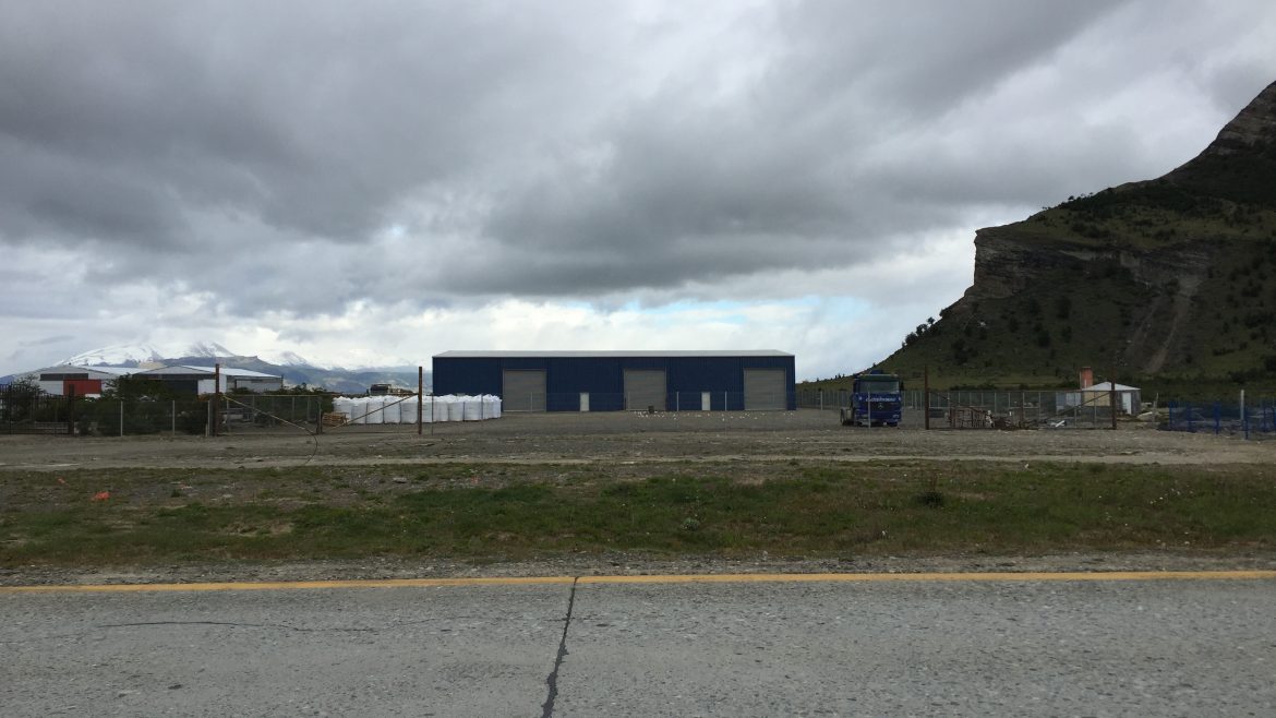 steel building garage, chile