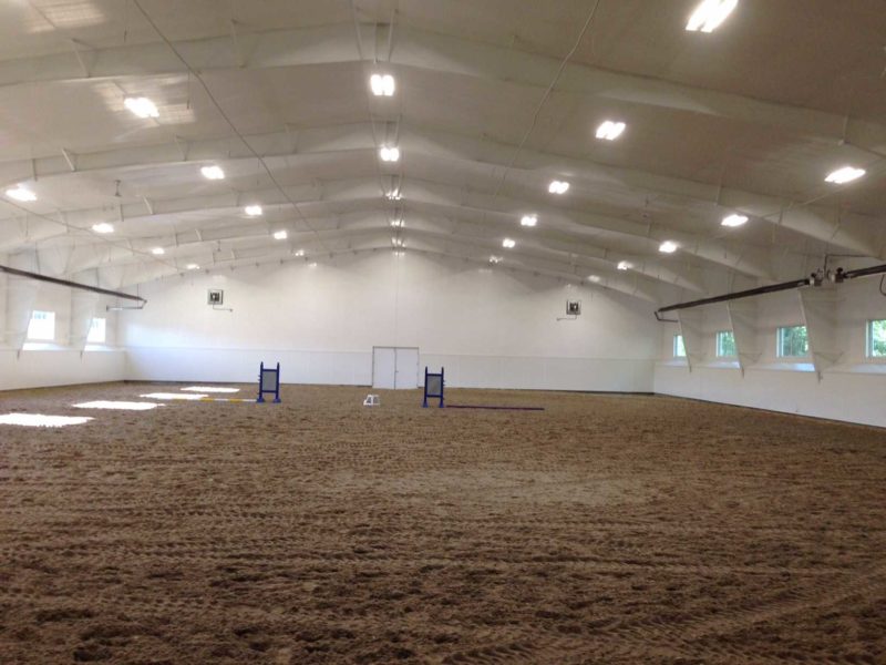 Valleyfield Farm, 100x200 Equestrian Riding Arena located in Alberta, Canada